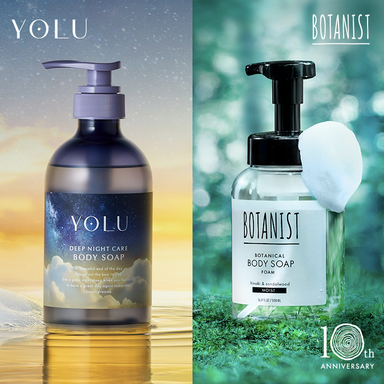 YOLU オイルin泡ボディソープ&BOTANIST 泡ボディーソープ 新商品お試し